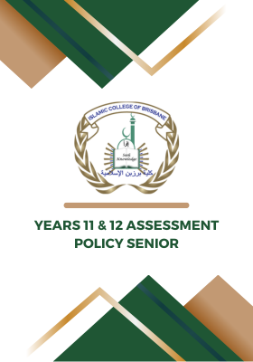 Years 11 & 12 Assessment Policy Senior